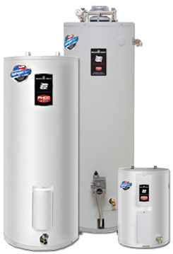 the Bradford water heaters family